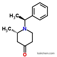 Molecular Structure of 103539-60-2 ((s)-2-Methyl-1-((s)-1-phenylethyl)piperidin-4-one)